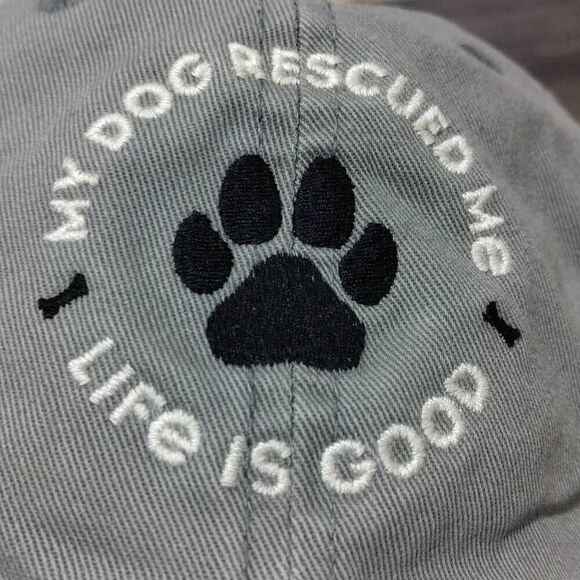 My Dog Rescued Me Cap by Life Is Good, OS x NWOT - Picture 1 of 10
